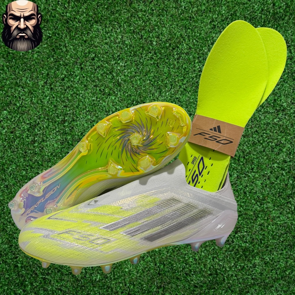 Adidas F50 Sparkfusion Elite Laceless FG/AG Soccer Cleats JQ1479 Womens Size 8.5